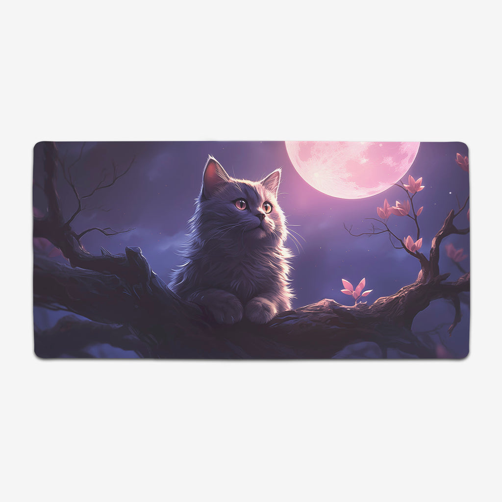 Midnight Feline Extended Mousepad