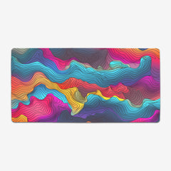 Colored Lines Extended Mousepad