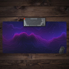 Neon Lines Extended Mousepad