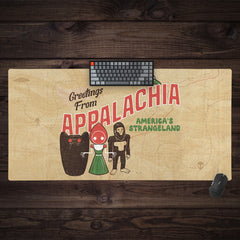 Greetings From Appalachia Vintage Extended Mousepad