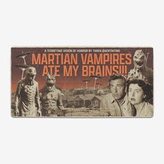 Vampire Martians Ate My Brains Extended Mousepad