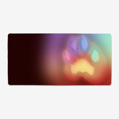Neon Fire Beans Extended Mousepad