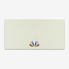 Rainbow Feathers Extended Mousepad