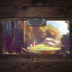Lotus Quest Forest Extended Mousepad