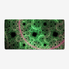 Purple Circles Extended Mousepad