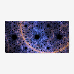 Purple Circles Extended Mousepad