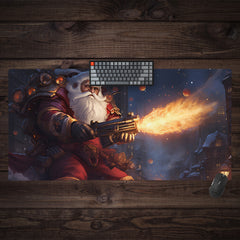 Santa Man Extended Mousepad