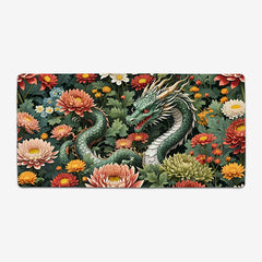 Dragons And Chrysanthemums Extended Mousepad
