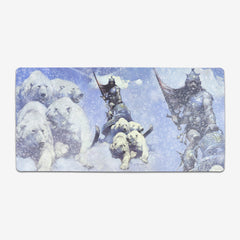 Silver Warrior Extended Mousepad
