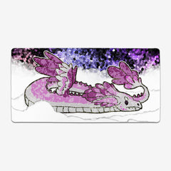 Cute Stained Glass Dragon Extended Mousepad
