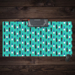 Purrfect Mermaids Extended Mousepad