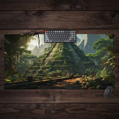 Mayan Pyramid Extended Mousepad