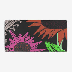 Illustration of Flowers Extended Mousepad
