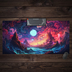Cosmic Mountains Extended Mousepad