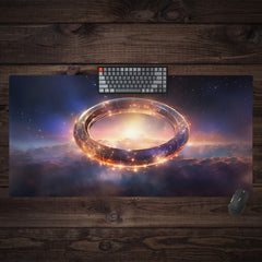 Cosmic Ring Extended Mousepad
