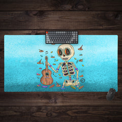 The Guitar Musician Extended Mousepad