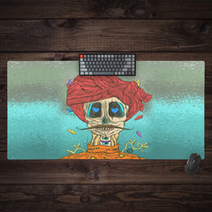 The Red Rural Turban Extended Mousepad