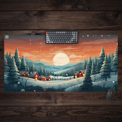 Cozy Holiday Extended Mousepad