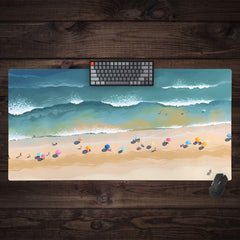 Waves On The Beach Extended Mousepad