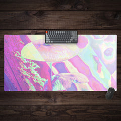 Psychedelic Mushrooms Extended Mousepad