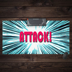 Comic Attack Extended Mousepad