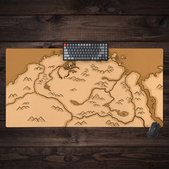 The Dragonborn's Map Extended Mousepad