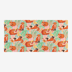 Little Foxes in a Fantasy Forest Extended Mousepad