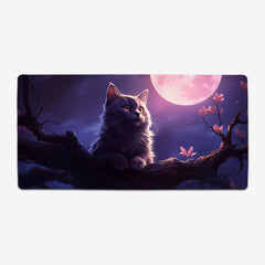Midnight Feline Extended Mousepad