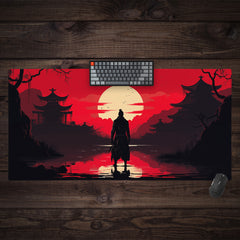 Samurai Of The Moon Extended Mousepad
