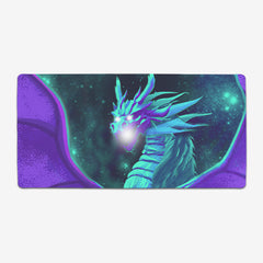 Synthwave Space Dragon Extended Mousepad