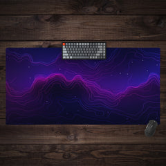 Neon Lines Extended Mousepad
