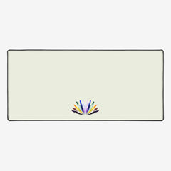 Rainbow Feathers Extended Mousepad