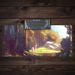 Lotus Quest Forest Extended Mousepad