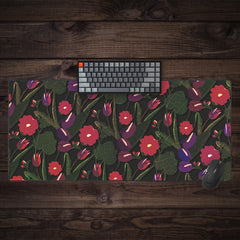 Paper Flower Large Extended Mousepad