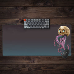 Skull and Tentacles Extended Mousepad