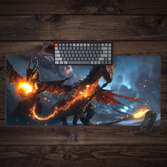 Dragon Warrior Fire Extended Mousepad