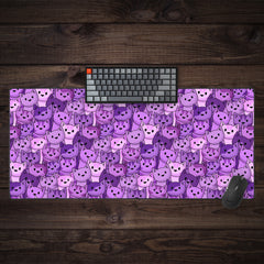 Cat Clowder Extended Mousepad