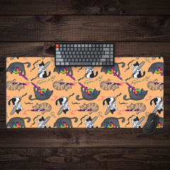 Pen Cats Extended Mousepad
