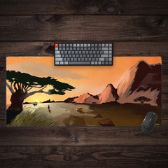 Into the Mountains Large Extended Mousepad