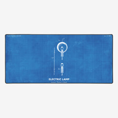 Electric Lamp Extended Mousepad