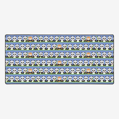 Panda, Panda, Red Panda Extended Mousepad