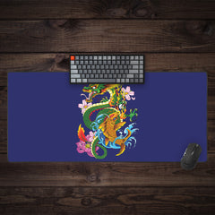 Dragon And Koi Extended Mousepad