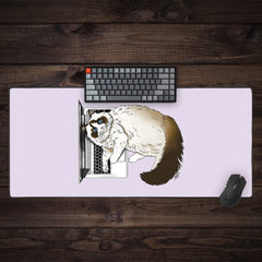 Laptop Cat Extended Mousepad