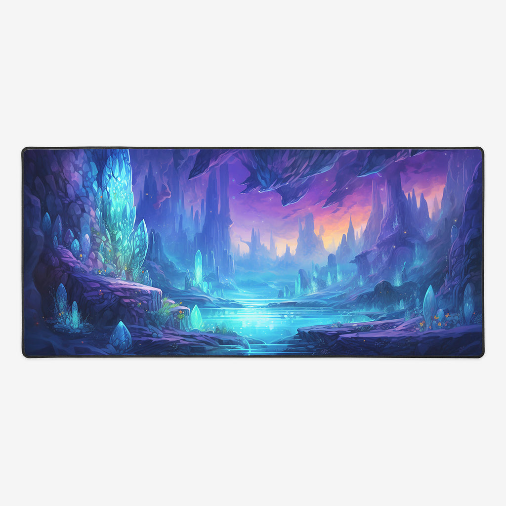 Blue Mana Crystals Extended Mousepad