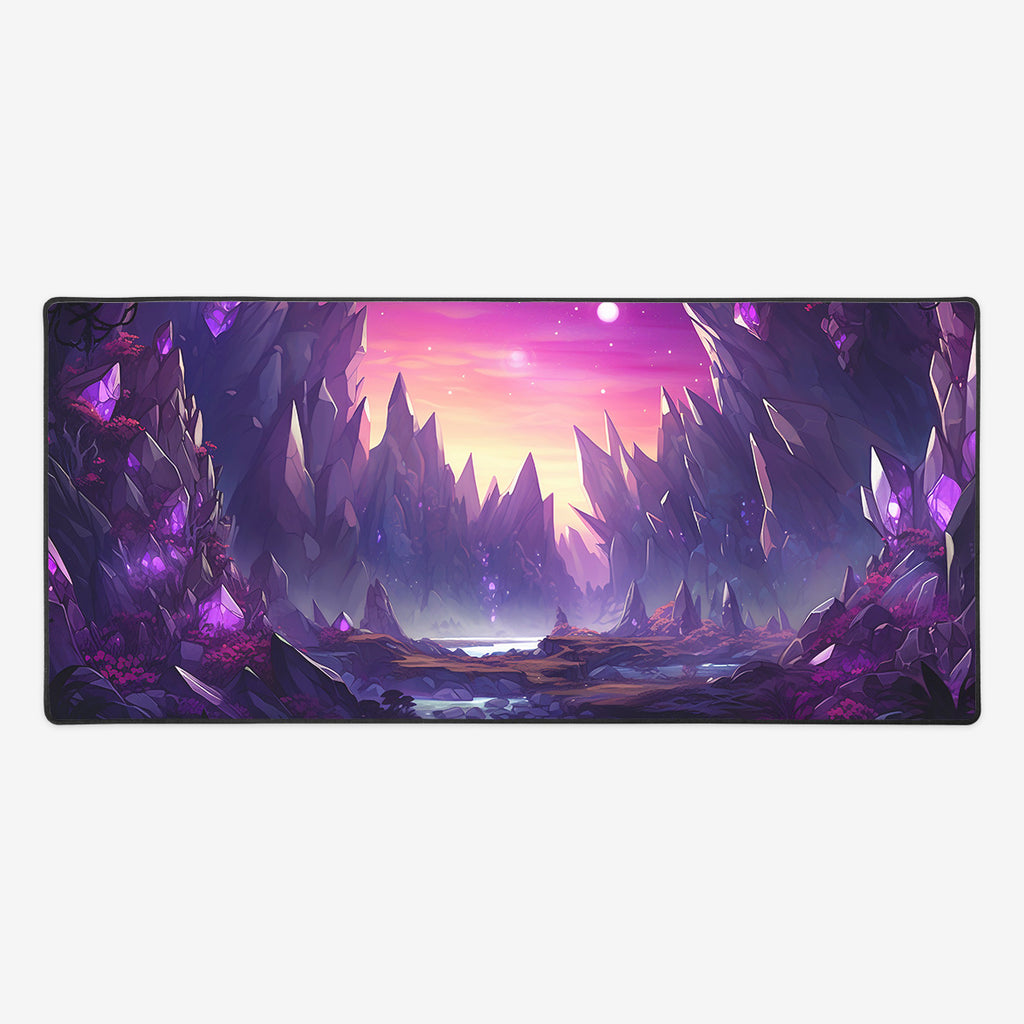 Purple Mana Crystals Extended Mousepad