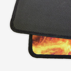 Flaming Fissures Extended Mousepad
