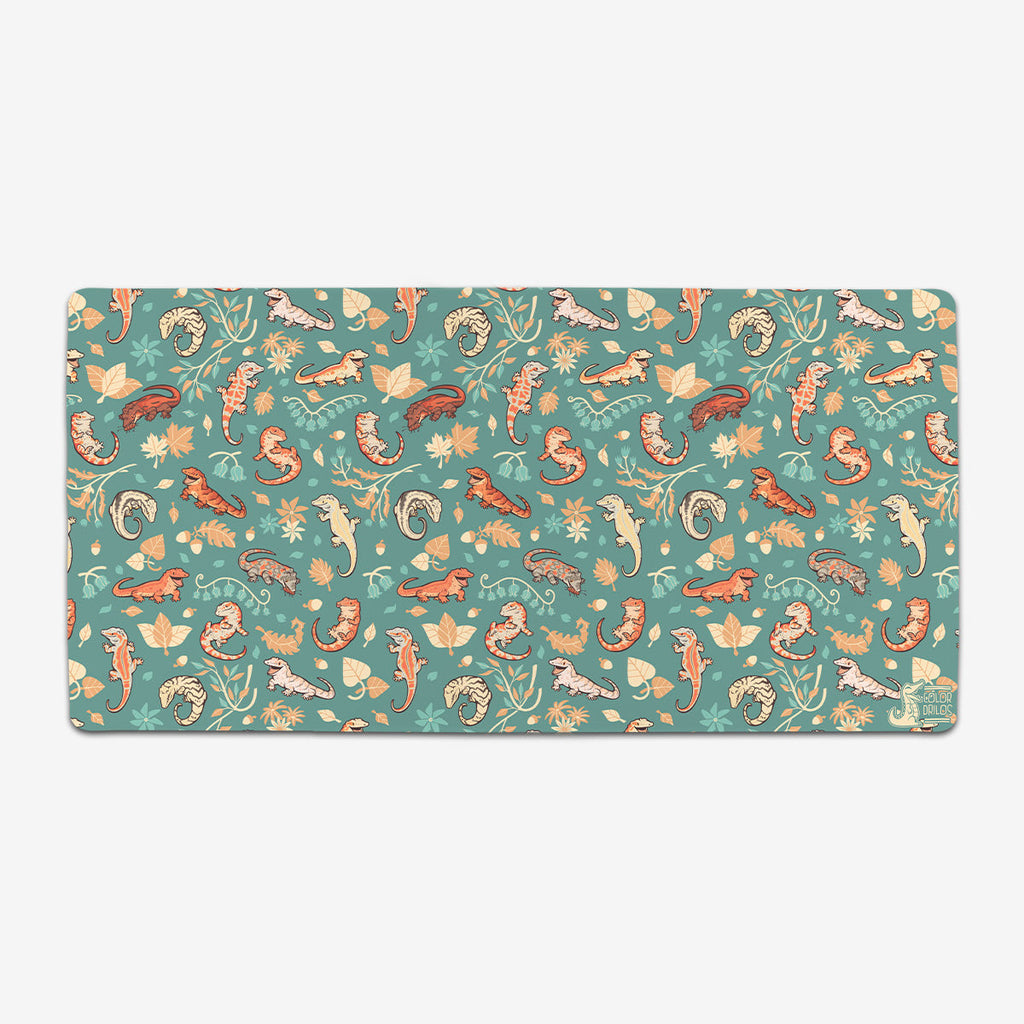 Autumn Geckos Extended Mousepad