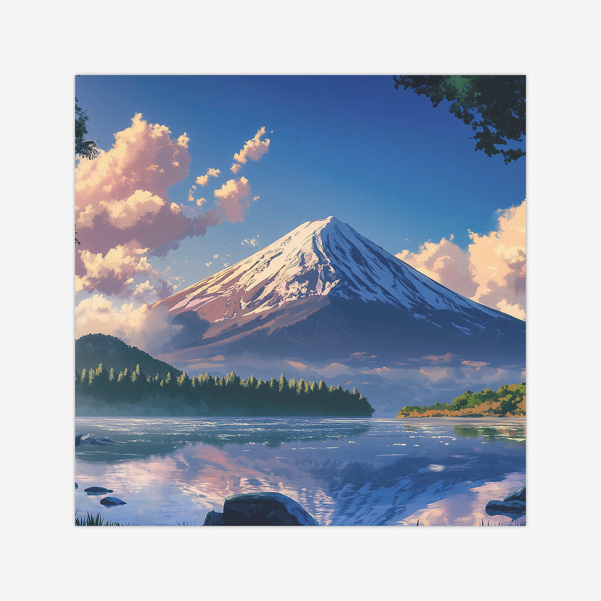 Mount Fuji Wargaming Mat Inked Gaming