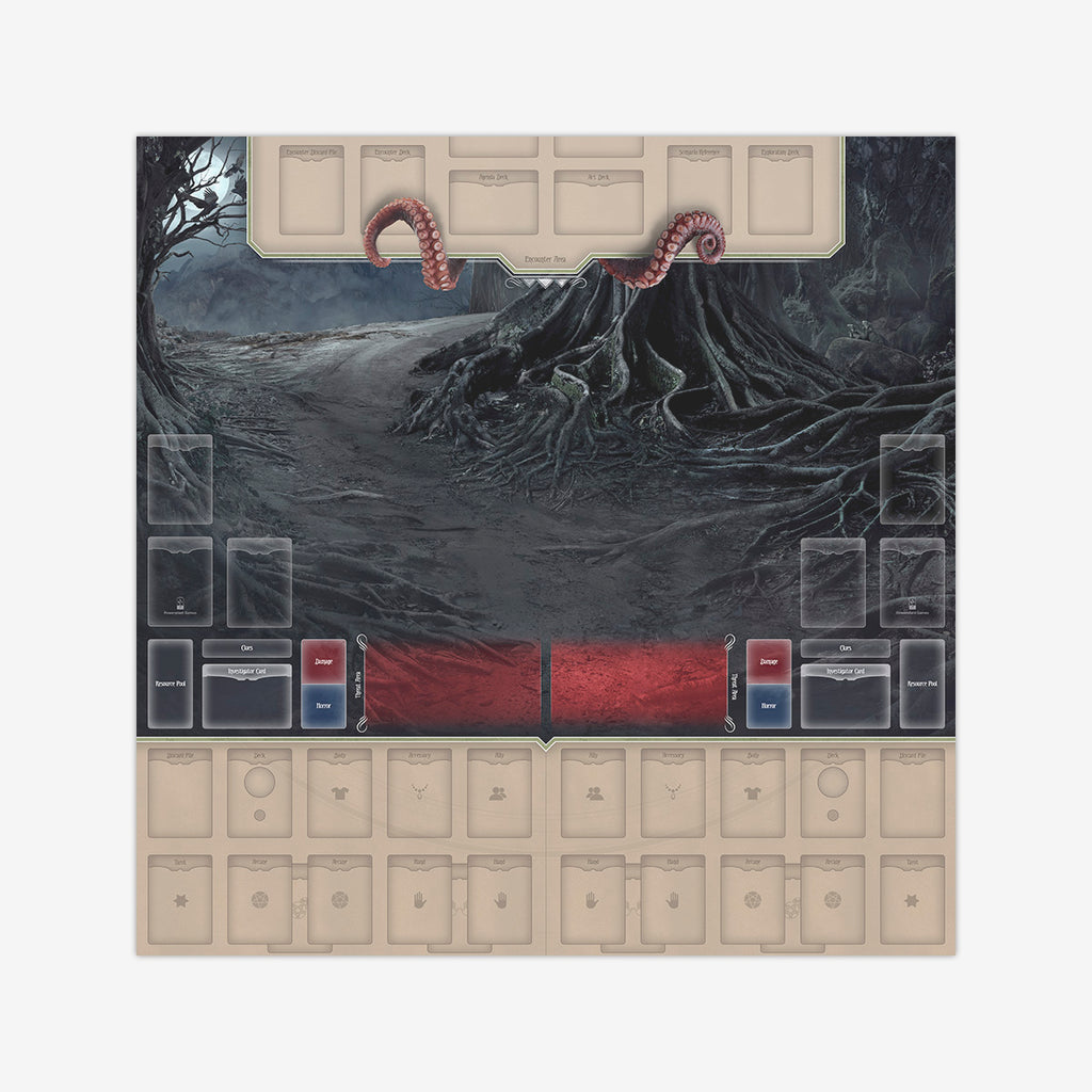 Cthulhu Solo Forest Wargaming Mat