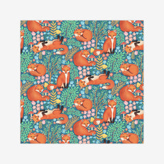 Little Foxes in a Fantasy Forest Wargaming Mat